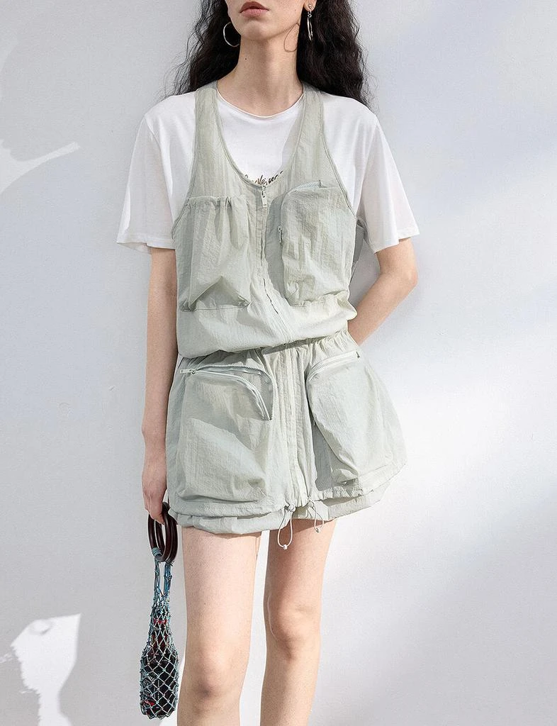 Pixie Market Pebble Parachute Pocket Tank 8
