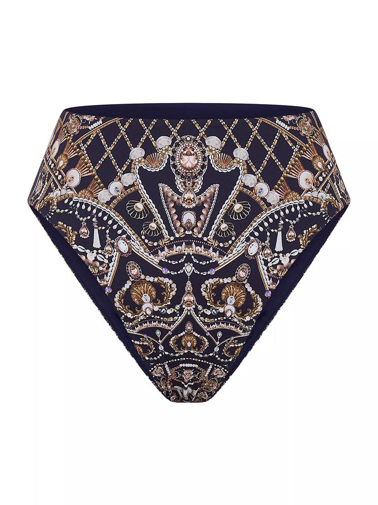 Camilla Printed High-Waisted Bikini Bottom
