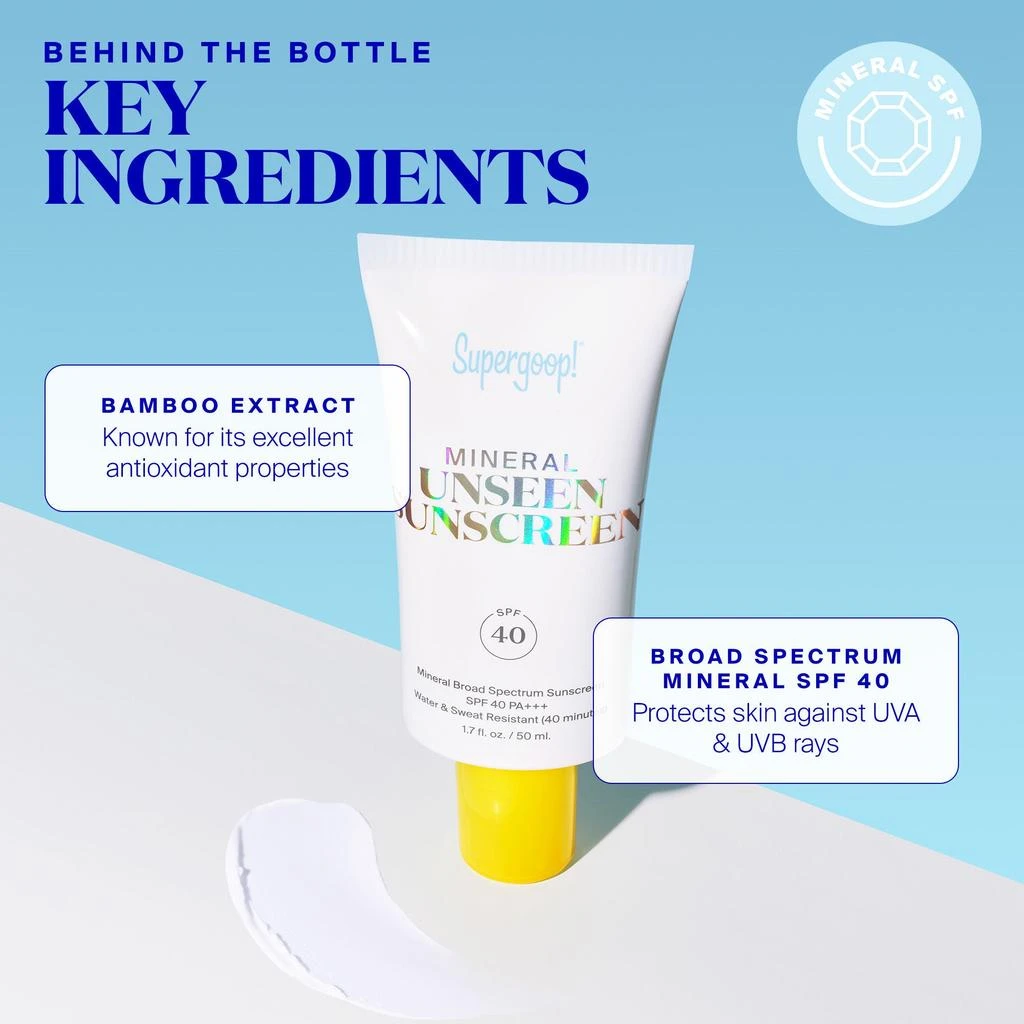 Supergoop! Mineral Unseen Sunscreen SPF 40 5