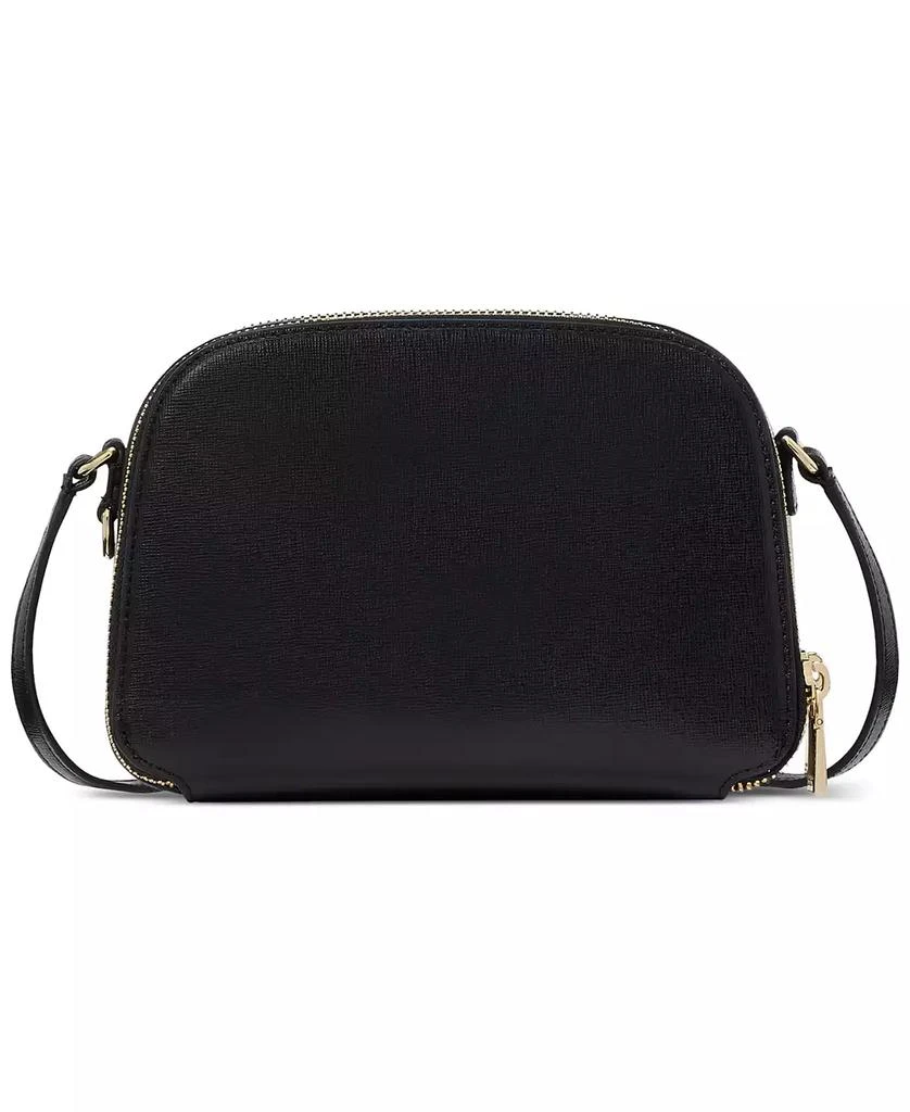 Kate Spade Devin Saffiano Leather Double Zip Dome Crossbody Bag 4