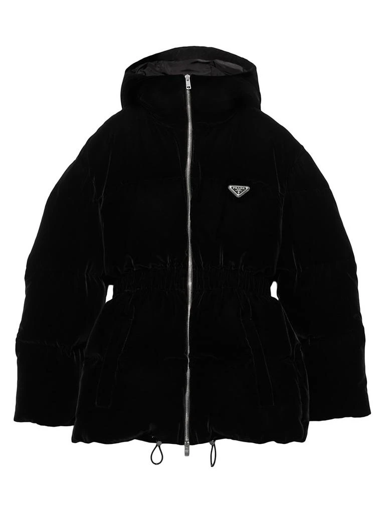 Prada Velvet Down Jacket 1