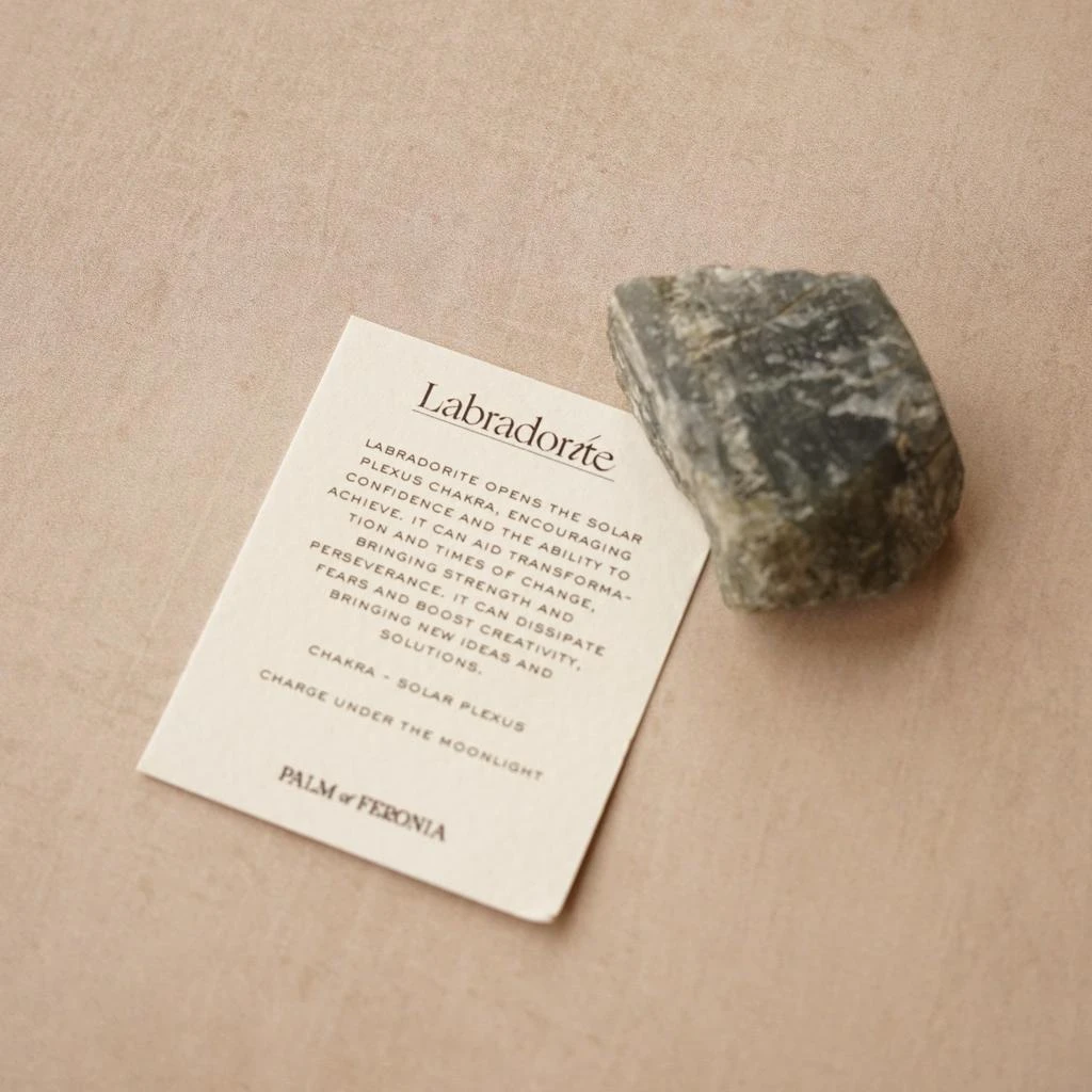 Orelia London Raw Labradorite Crystal 2