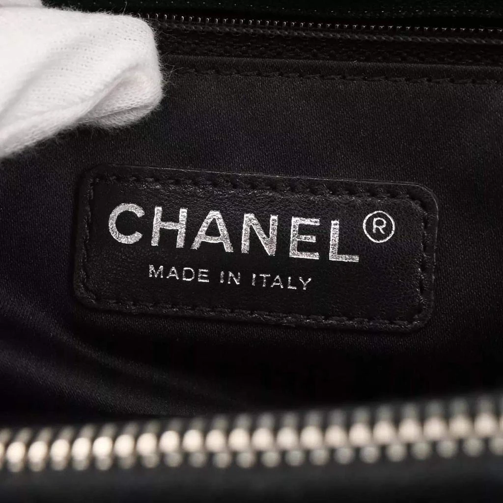 Chanel Chanel Black Calfskin Grand Shopping Tote Bag 6