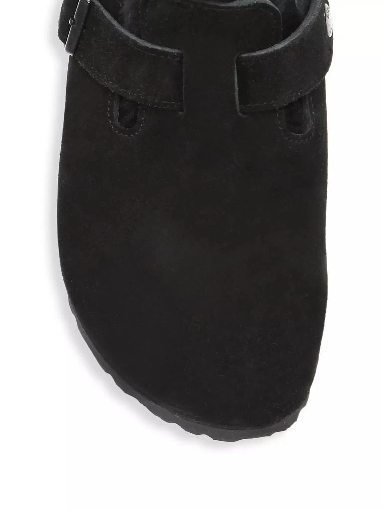 Birkenstock Boston Shearling-Lined Suede Clogs 4