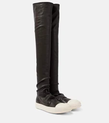 Rick Owens Stocking knee-high leather sneakers 1