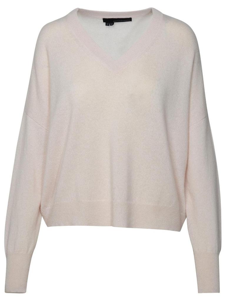 360 Cashmere 360 Cashmere 'Camille' Ivory Cashmere Sweater