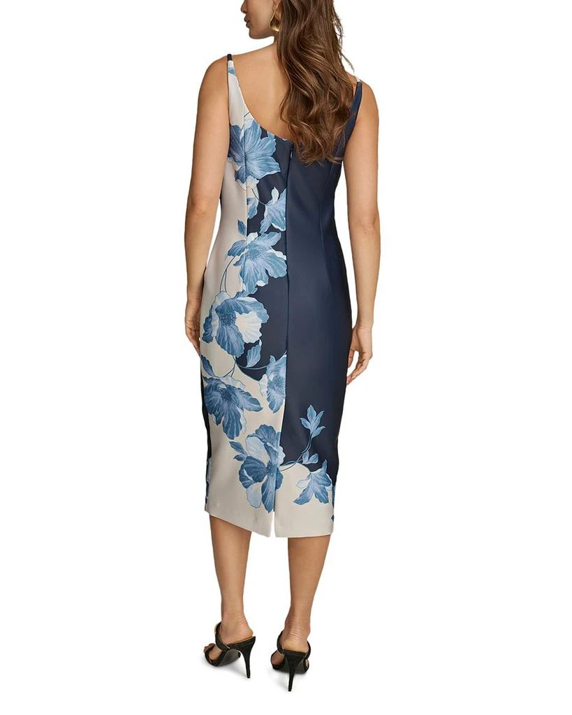 Donna Karan Boat Neck Sleeveless Midi Dress 3