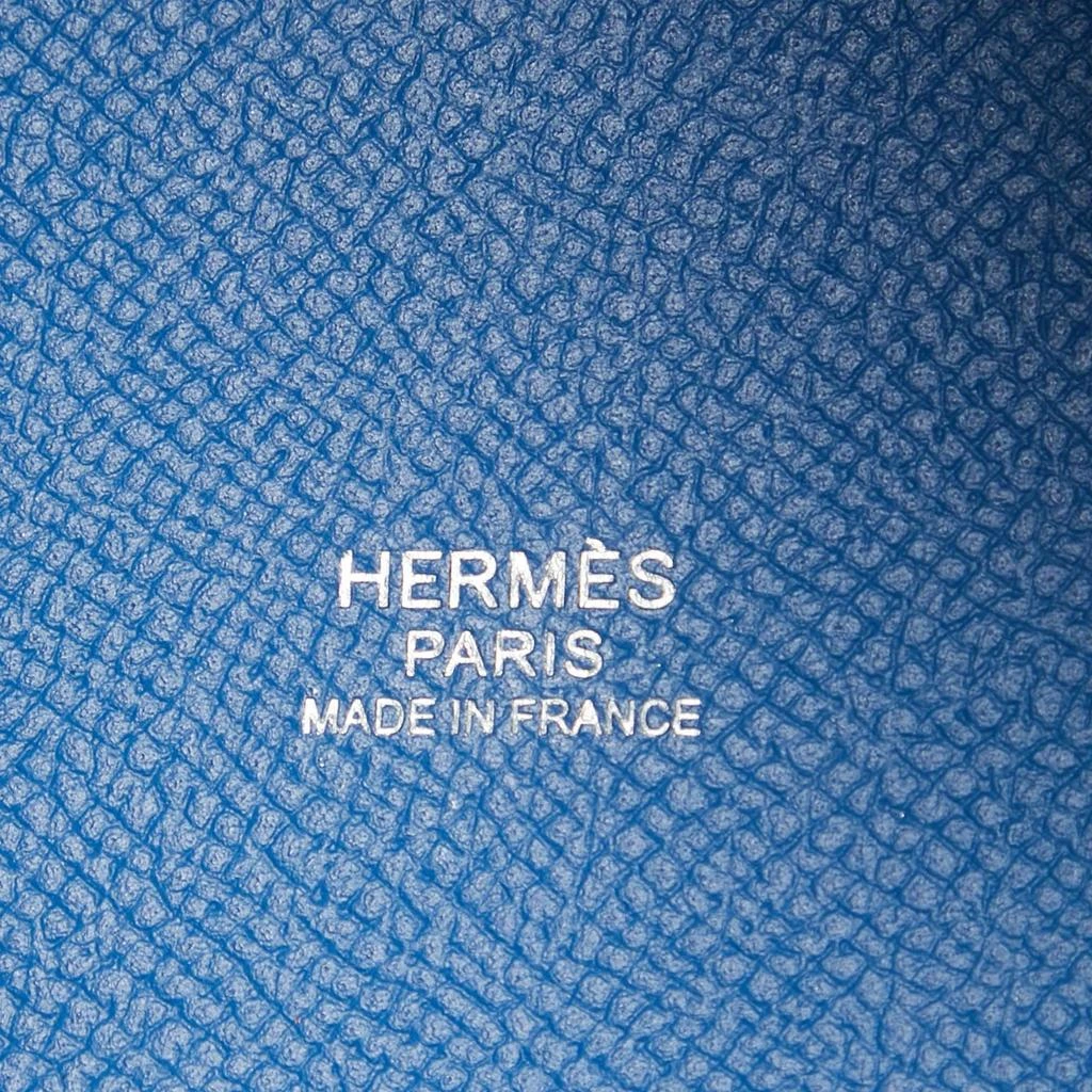 Hermes Hermes Bleu Zellige/Bleu Encre/Rouge Epsom Leather Picotin Lock Tressage 18 Bag 8