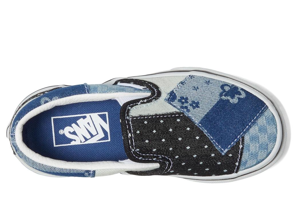 Vans K Classic Slip-On Patchwork (Little Kid)