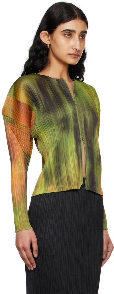 Pleats Please Green Turnip & Spinach Jacket 2