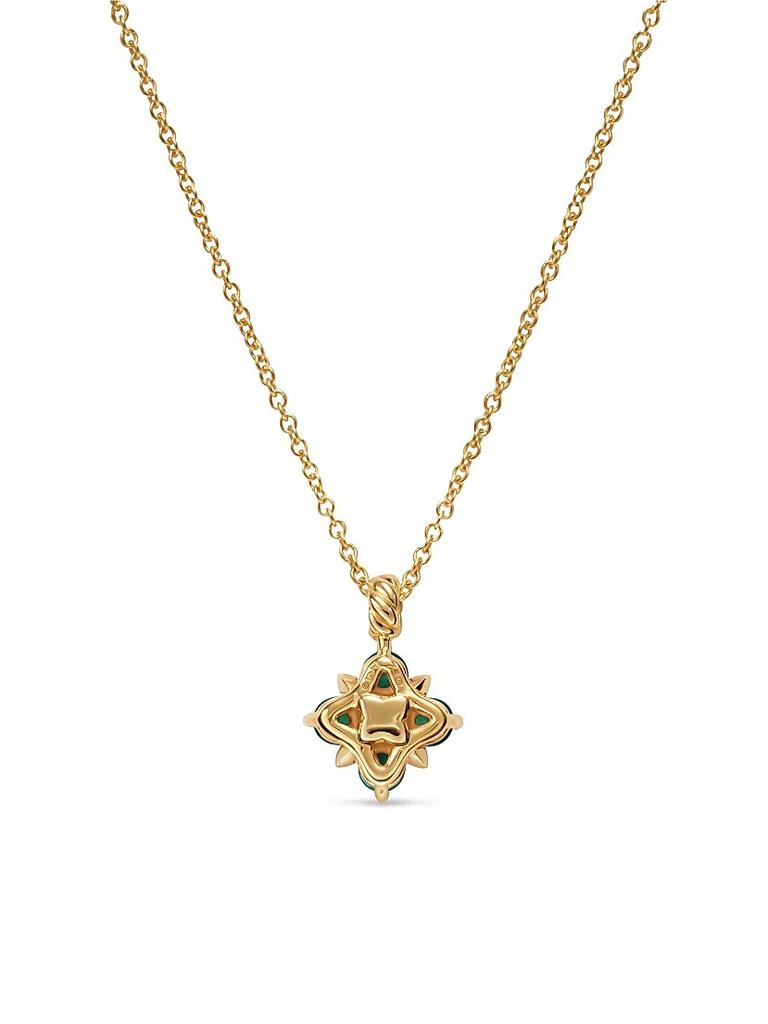 David Yurman Petite Modern Renaissance Pendant Necklace in 18K Yellow Gold 4