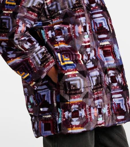 Isabel Marant Doriane printed puffer coat 6