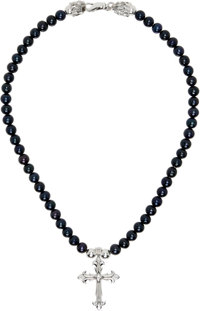 Emanuele Bicocchi Necklace Medium Pearl Crest – On Sale Now