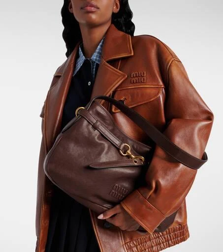Miu Miu Aventure Medium leather shoulder bag 6