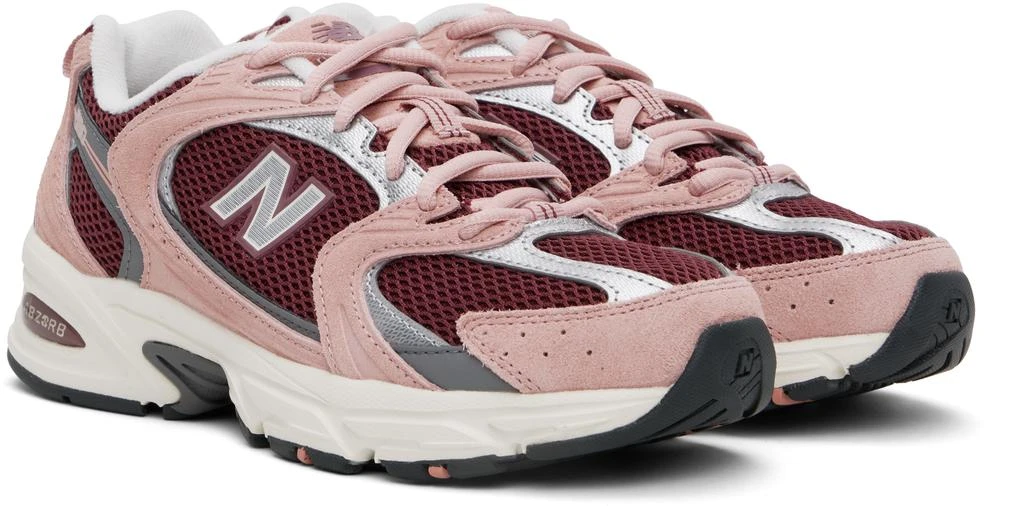 New Balance Burgundy & Pink 530 Sneakers 4