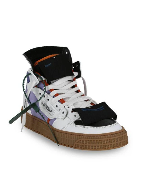 Off-White Logo Leather Sneakers 2