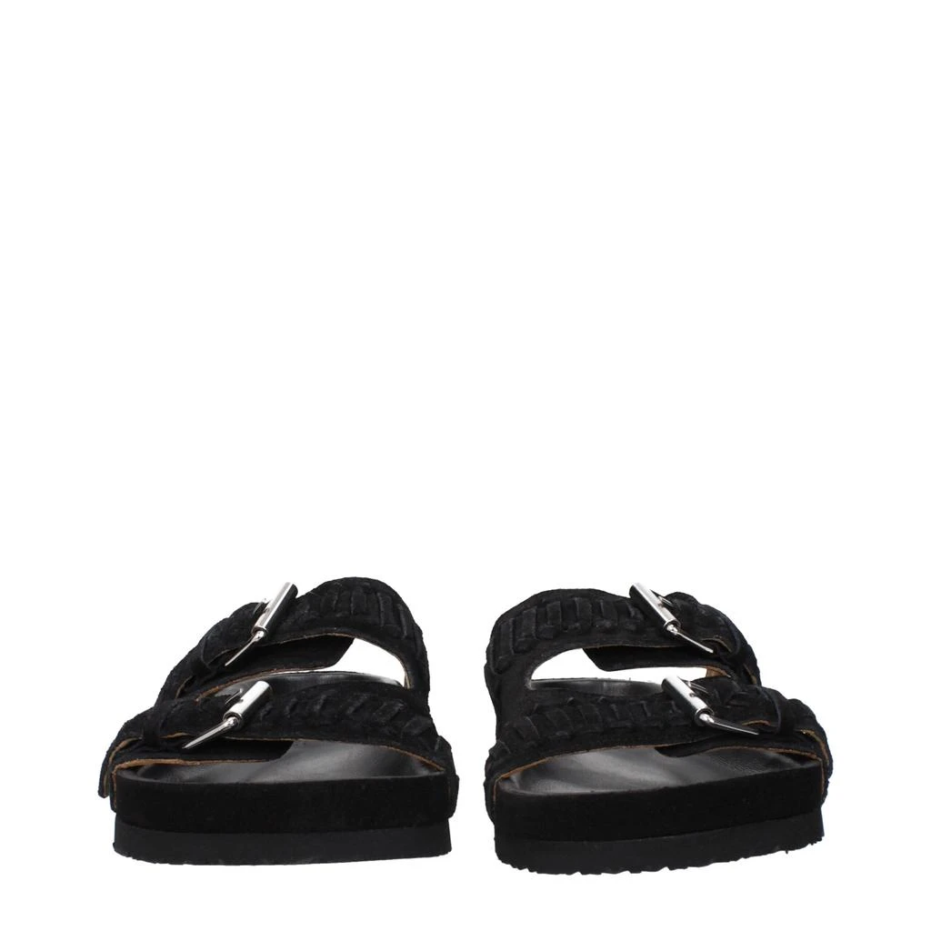 Isabel Marant Isabel Marant Black Leather Slippers 3
