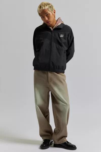 【REEBOK】 X OBEY ZIP UP HOODED JACKET ★ REEBOK x OBEY Mens Zip-Up Hoodie - BLACK | Tillys