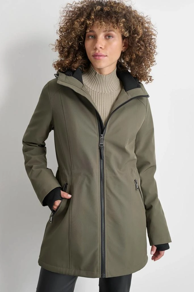 DKNY VALBOA LINED SOFT SHELL JACKET 1