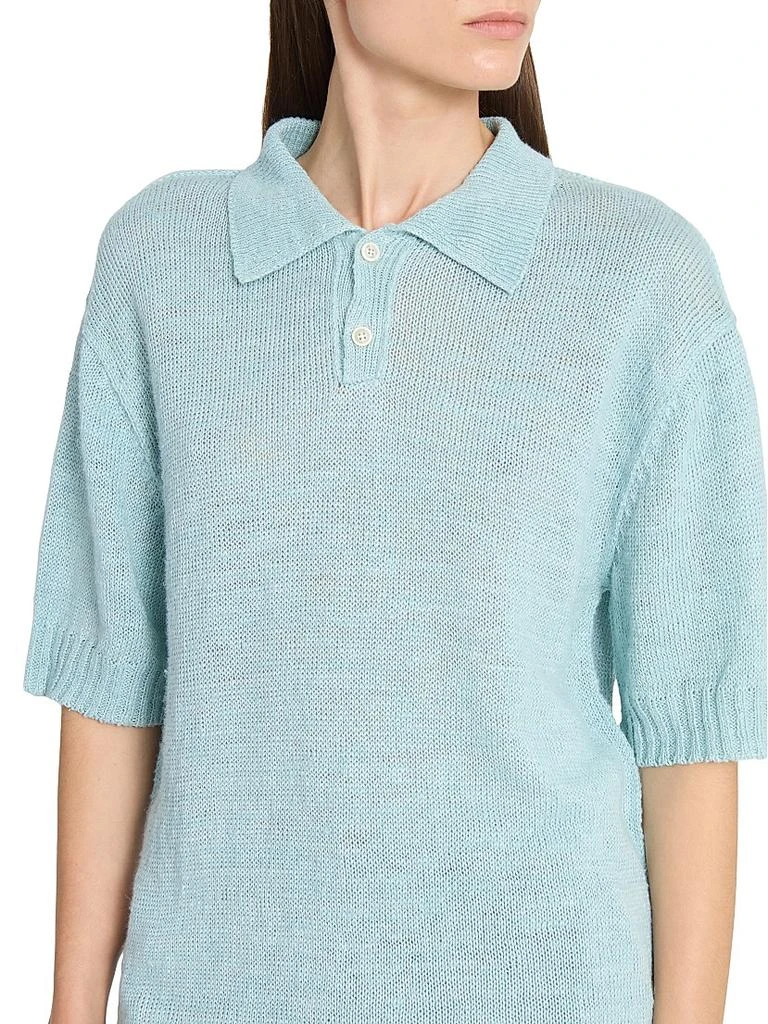 MAISON MARGIELA Hemp Polo Shirt 6