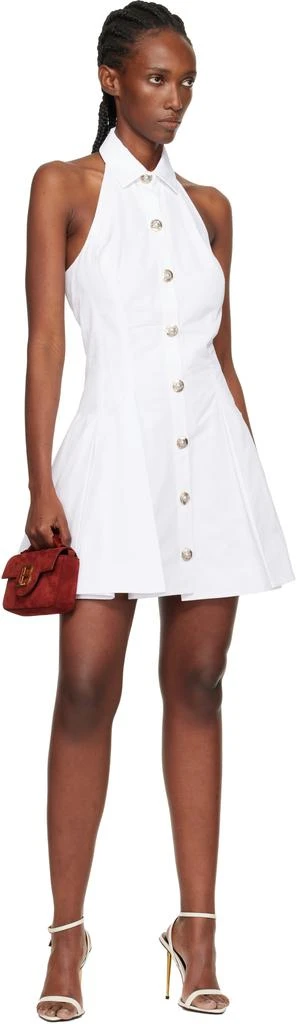 Balmain Burgundy Suede B-Buzz 17 Mini Bag 4