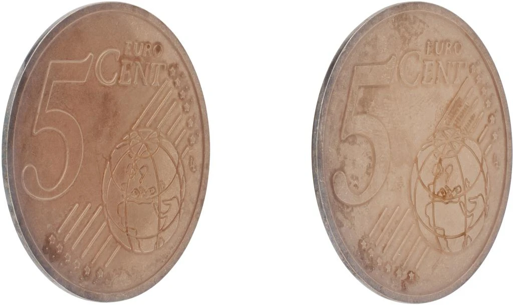 D'heygere Bronze Vaquera Edition Coin Earrings 2