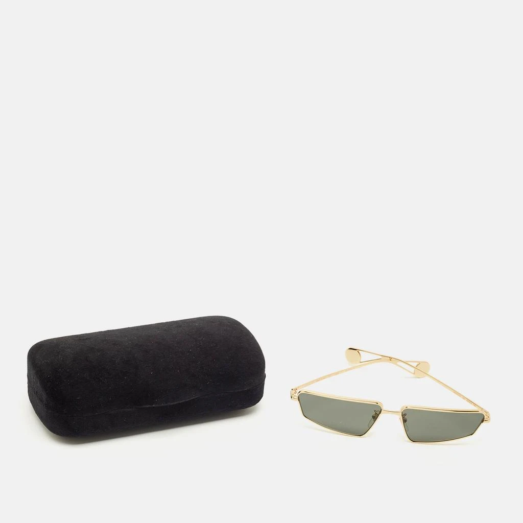 Gucci Black/Gold Tone GG0537S Rectangular Sunglasses – On  display picture 2