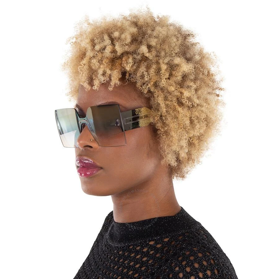 Dior DIORCLUB M5U Grey Gradient Gold Flash Shield Ladies Sunglasses CD40117U 16Z 143 2