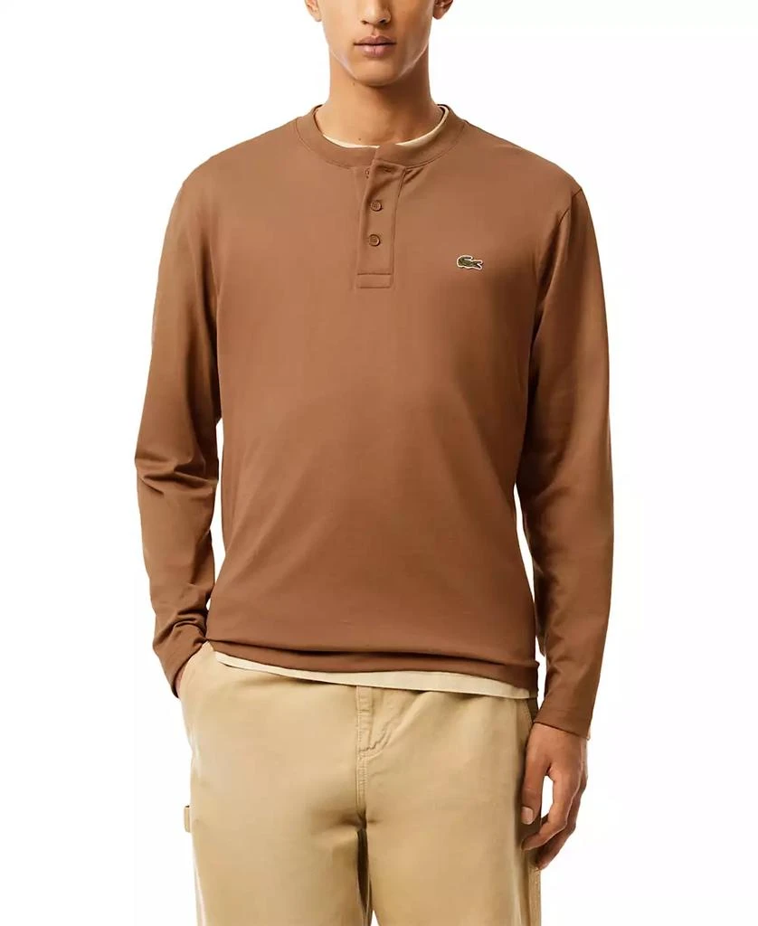 Lacoste Men's Long-Sleeve Henley T-Shirt 3