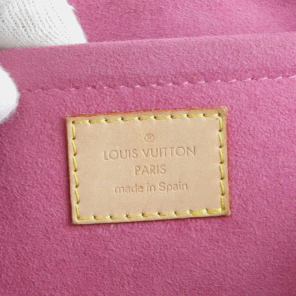 Louis Vuitton Louis Vuitton Pink Monogram Denim Pleaty Shoulder Bag 5