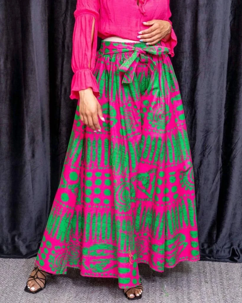 Kara Chic Kara Chic - African Print Wide Leg Pants