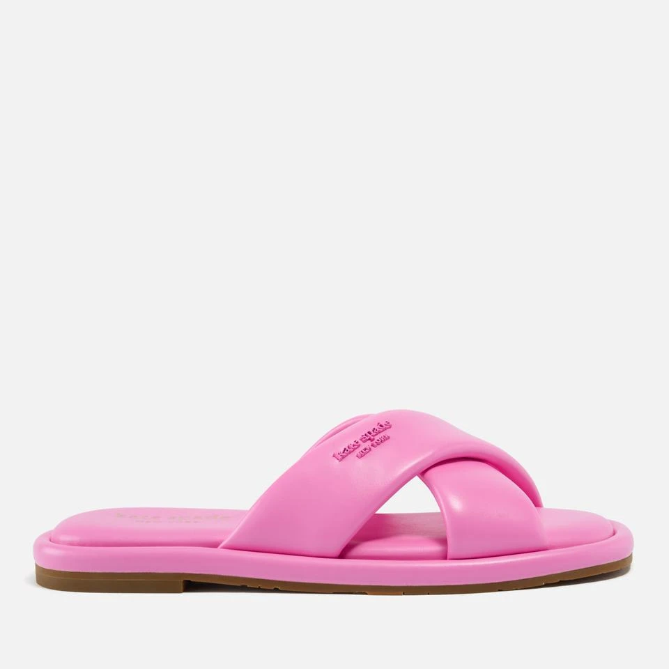 Kate Spade KATE SPADE NEW YORK WOMEN'S FAUX LEATHER RIO SLIDES 1