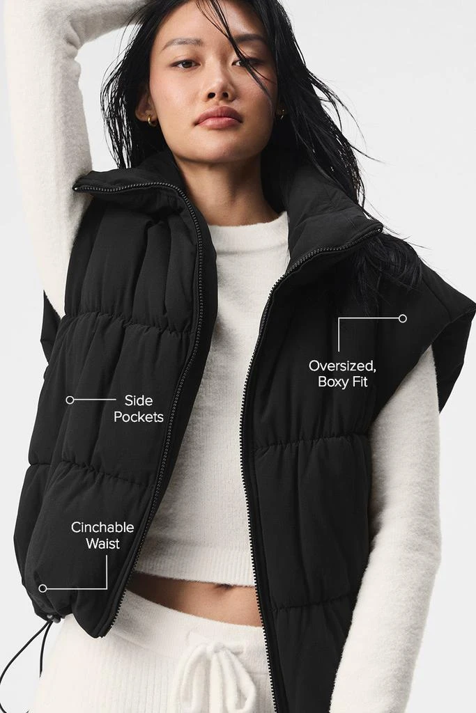 Alo Yoga Incline Puffer Vest - Black 4