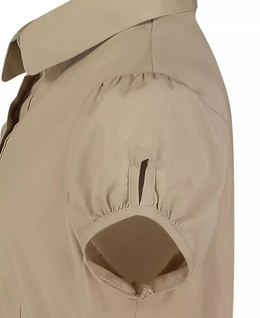 Nautica Little Girls Uniform Belted Poplin Shirt Dress 3