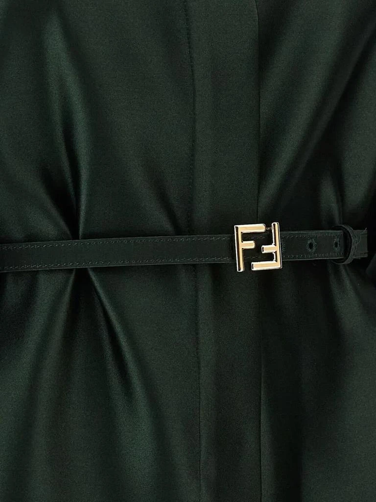 Fendi Fendi Duchess Crewneck Belted Jacket 4