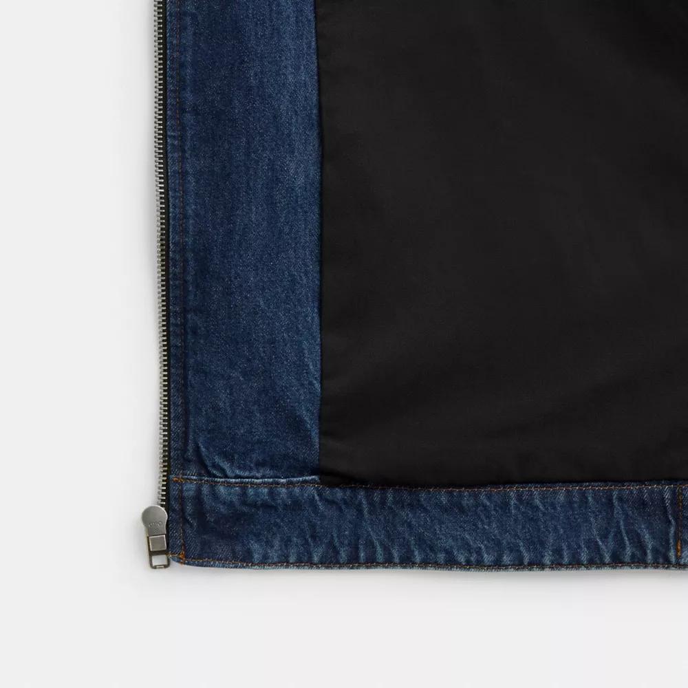 Denim Zip Front Jacket – On Sale Now with Up to 60% Off