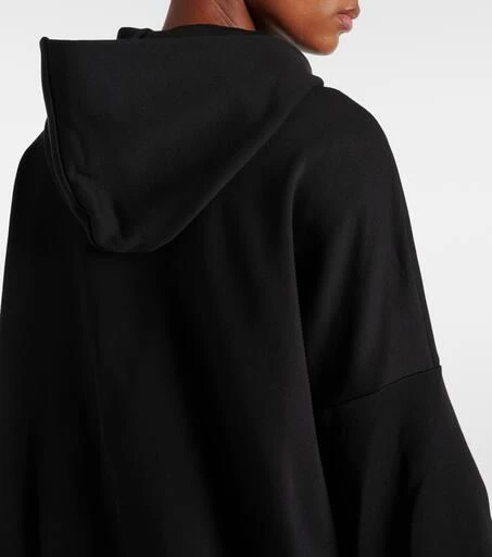 Dries Van Noten Oversized draped cotton jersey hoodie 7