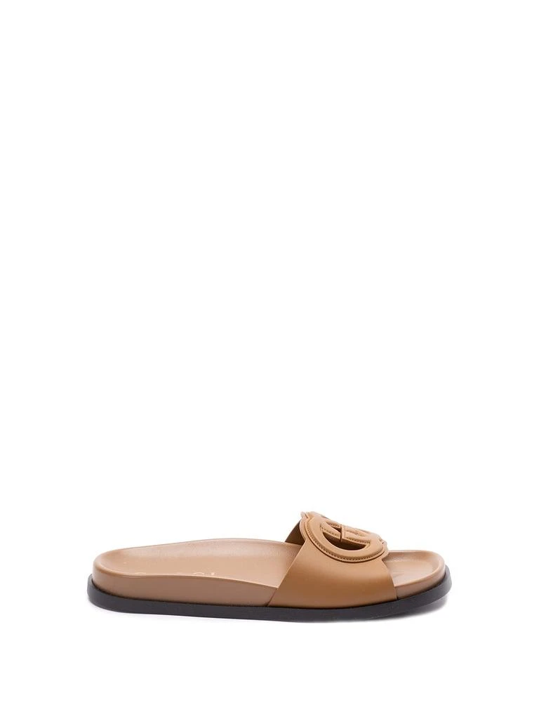 Gucci Gucci `Gucci Cut` Slide Sandals 1