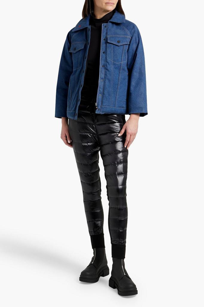 PERFECT MOMENT Corentine embroidered denim ski jacket