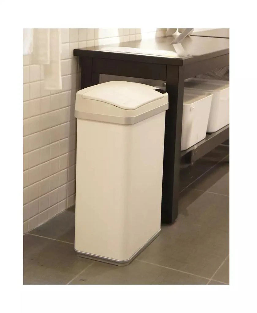 iTouchless Housewares & Products, Inc iTouchless 4 Gallon White Steel Touchless Trash Can with Deodorizer & Fragrance 4