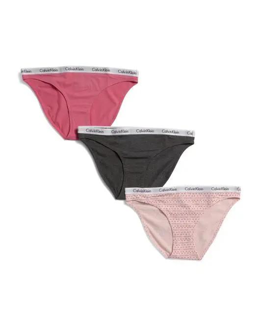 Calvin Klein 3pk Carousel Bikini Bottoms