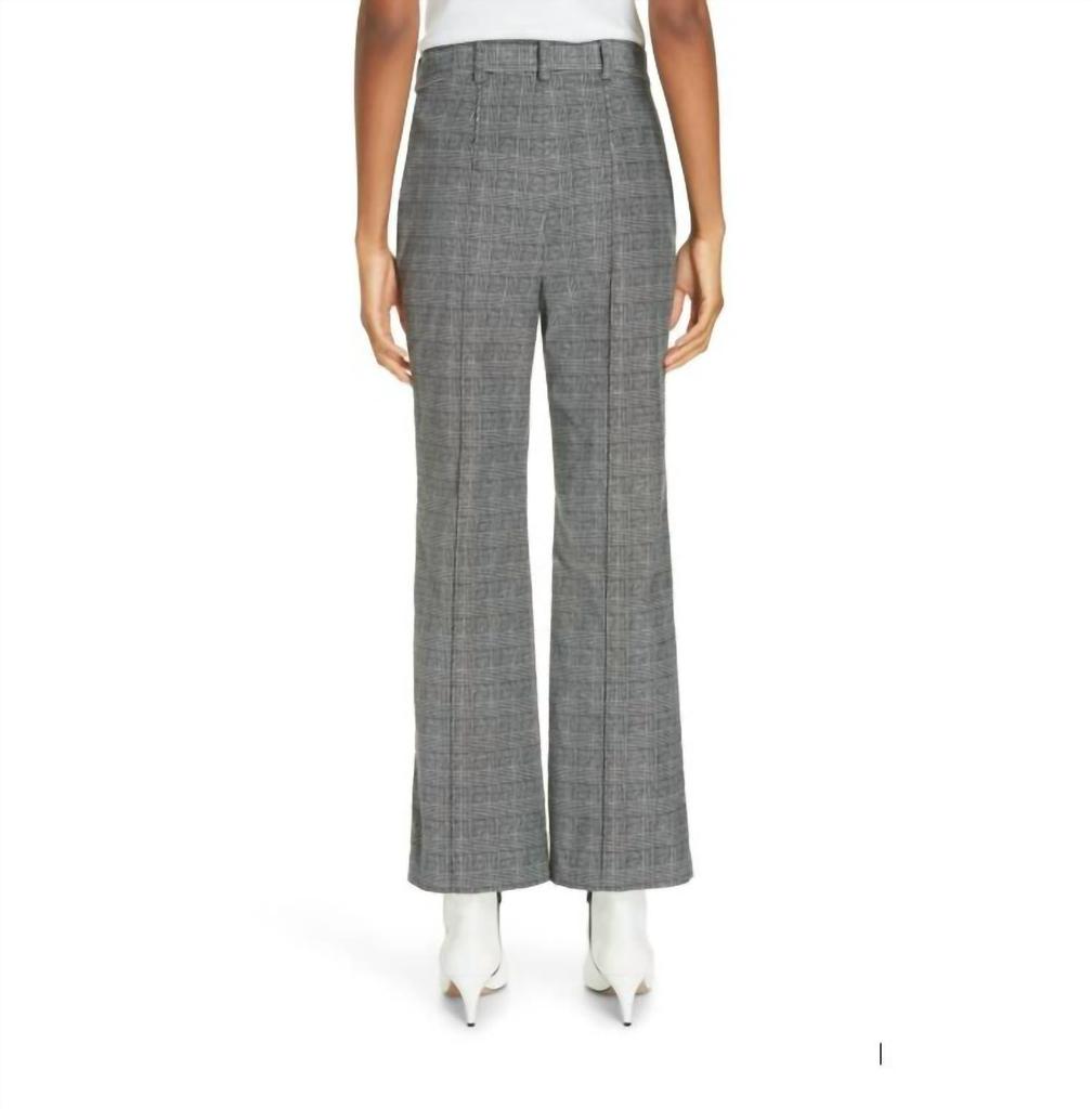 Rebecca Taylor Rebecca Taylor - Houndstooth Plaid Velvet Crop Pants