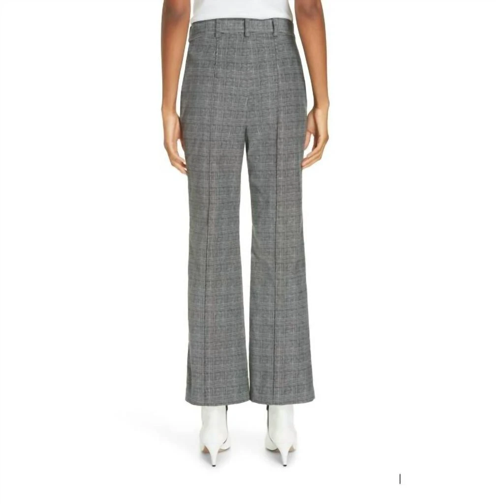 Rebecca Taylor Rebecca Taylor - Houndstooth Plaid Velvet Crop Pants 2