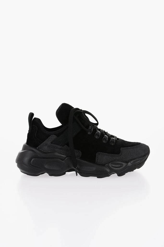 Jil Sander Jil Sander Suede HAIRY Sneakers with Chunky Sole 3