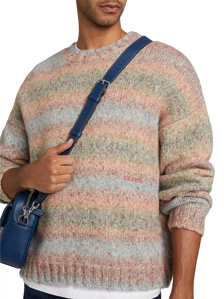 FRAME Brushed Tweed Sweater 6