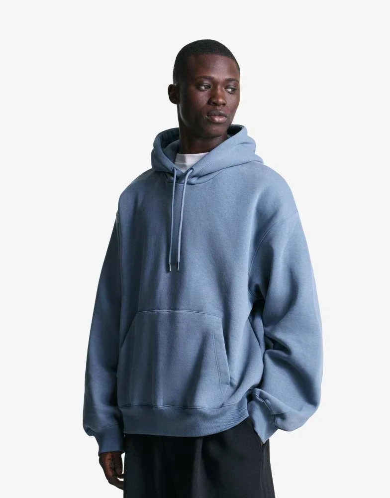 Bershka Bershka Hoodie in denim blue 1