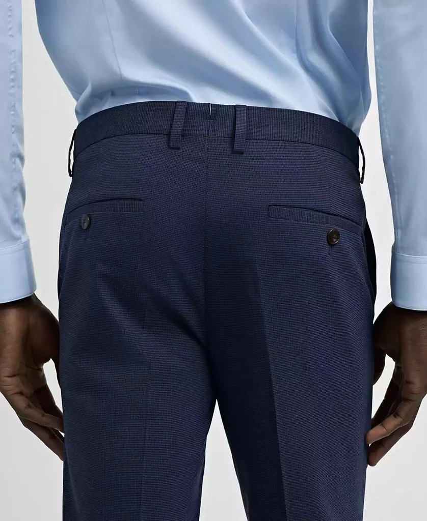 Mango Men's Stretch Fabric Super Slim-Fit Suit Pants 6