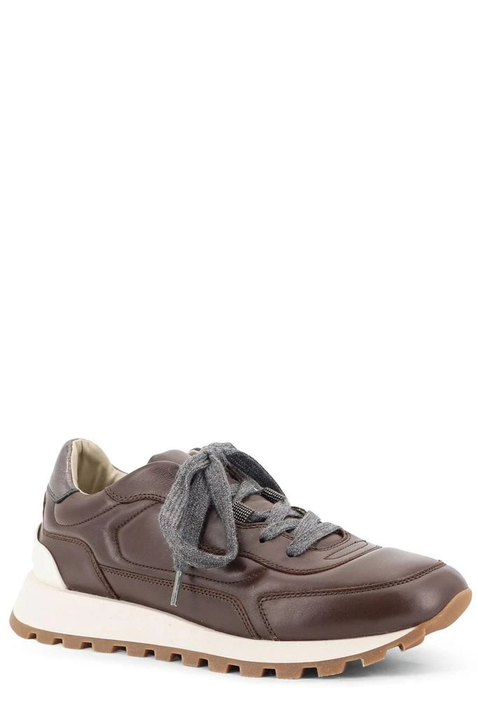 Brunello Cucinelli Brunello Cucinelli Round Toe Low-Top Sneakers 2