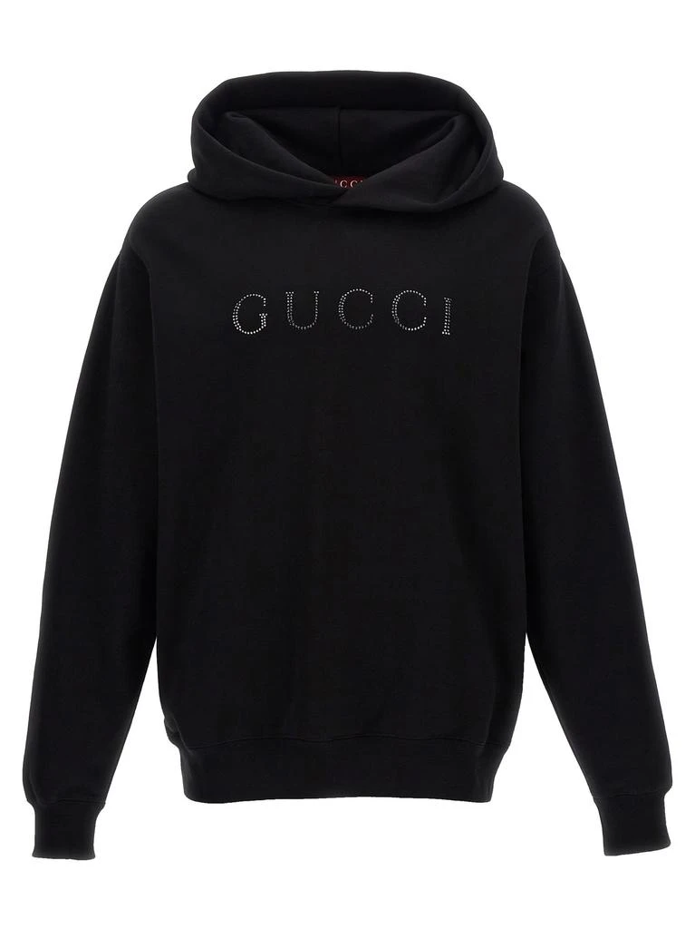 Gucci Rhinestone Logo Hoodie 1