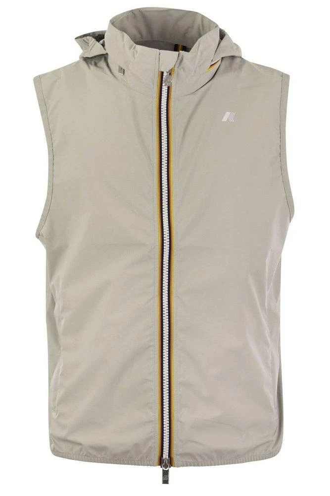 K-Way K-Way Hooded Zip-Up Vest